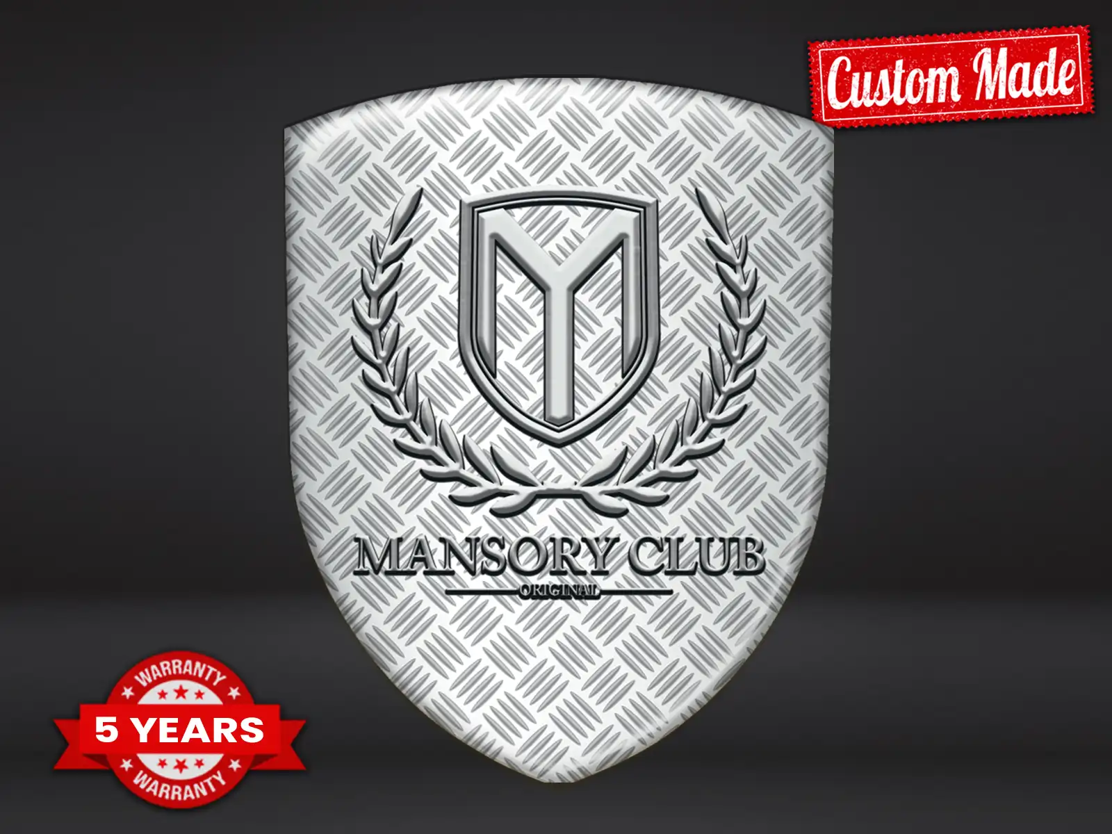 Mansory Heckscheibenaufkleber Racing Stabil Exklusiv